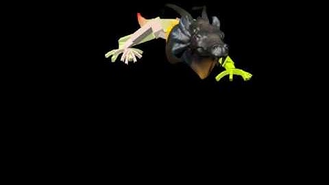 creature lizard - 3D Max CAT Rig