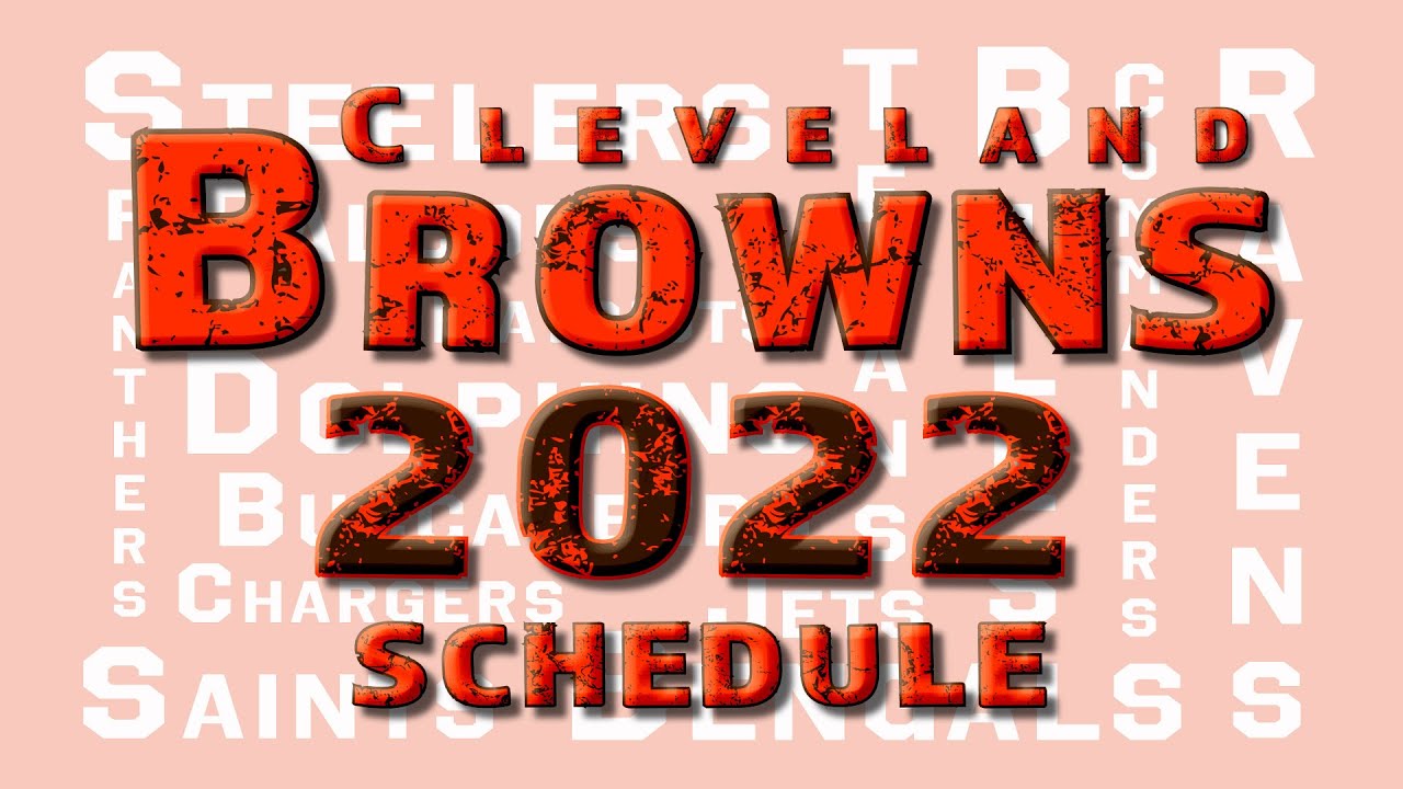 nfl 2022 schedule browns