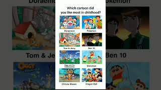 Which carton you like the most Comment  your answer #shorts #anime #cartoon
