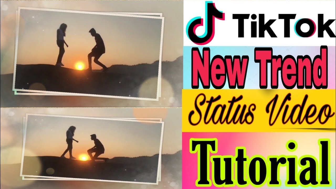 Tiktok new trend status video tutorial Tiktok lyrics status video