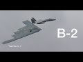 Surprise visit by b2 spirit stealth bomber at royal international air tattoo airshow