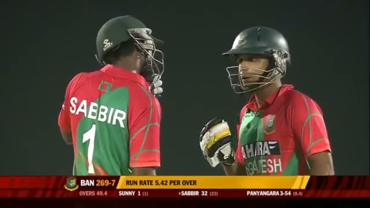 সাব্বির রহমান অভিষেক মেচ  কোথায় হারিয়ে গেলে বিগ হিটার আাশা করি আাবার ফিরে আাসবে