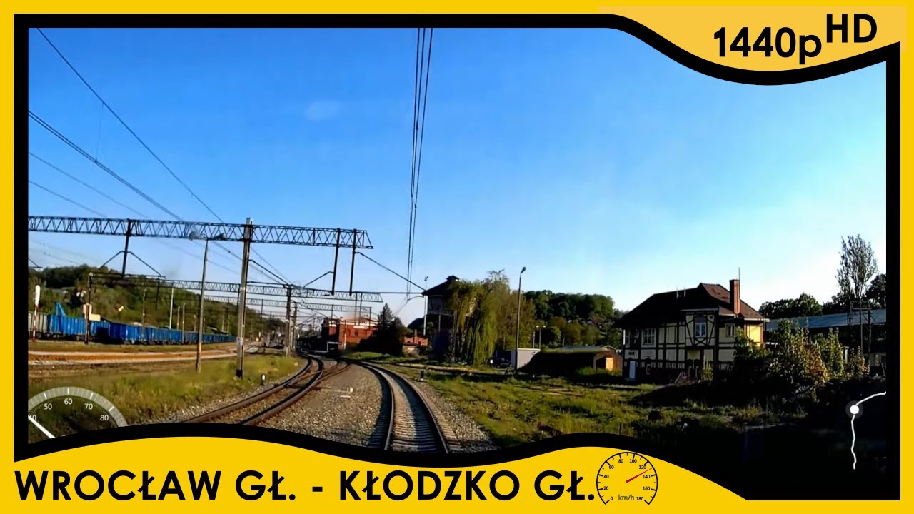 [CABVIEW] Wrocław Główny ➡️ Kłodzko Główne (Linia 276 cz. 1) // 1440p HD, prędkość