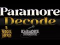 Paramore Decode Twilight Karaoke Version Instrumental HQ With Lyrics No Vocals