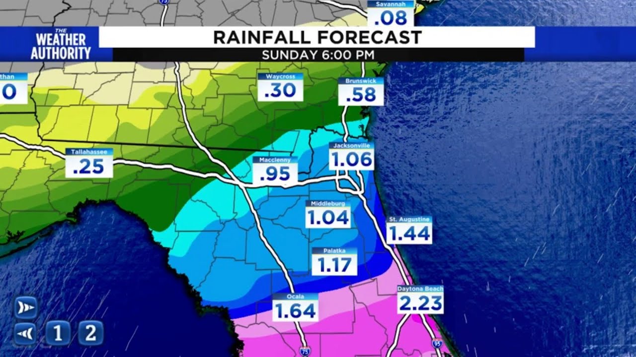A wet end to the week, soggy start to the weekend - YouTube