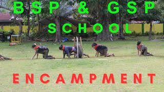 Boy scout and girl scout school encampment 2024 #scouting #jamboree