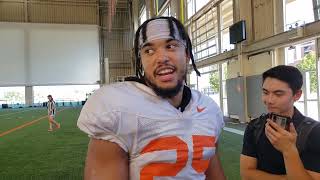 Jason Taylor talks with the media -- Aug. 25, 2022