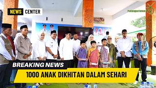 1000 Anak Dikhitan Dalam Sehari, Bupati John Kenedy Azis Sebut Pertama dalam Sejarah Padang Pariaman