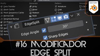Edge Split Modifier En Blender 2.9 - Modificadores Blender