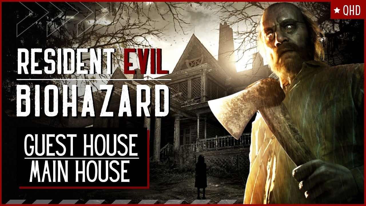 Guest House & Main House Walkthrough | Resident Evil 7 Biohazard Gameplay | No Commentary