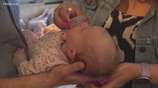 Cromwell family grapples with baby's extremely rare heart condition