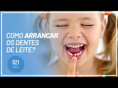 Vídeo: Removendo Um Dente De Leite De Uma Criança