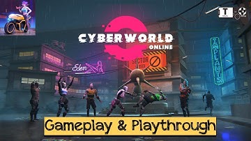 Cyberworld Online: Open World RPG - Android / iOS Gameplay