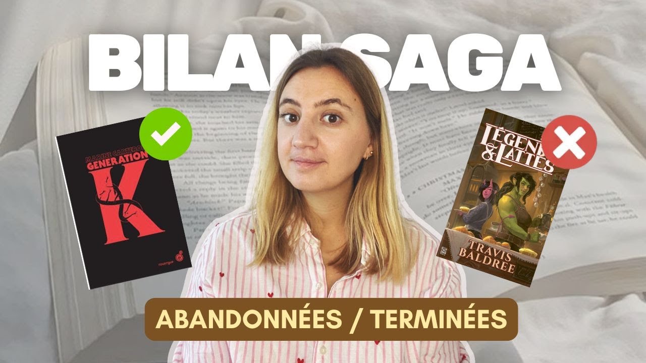 Bilan saga 2025 📚 les sagas abandonnées et terminées (Partie 1)