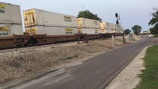 Train at Fort Madison river park.