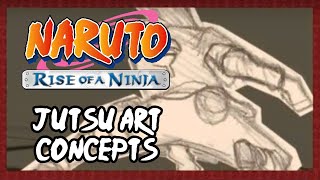 Naruto Rise of a Ninja Extras Special Jutsu Art Concepts