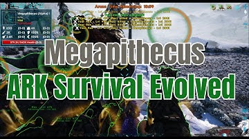 Megapithecus Boss Fight | Ark | 4 Players | LFAM