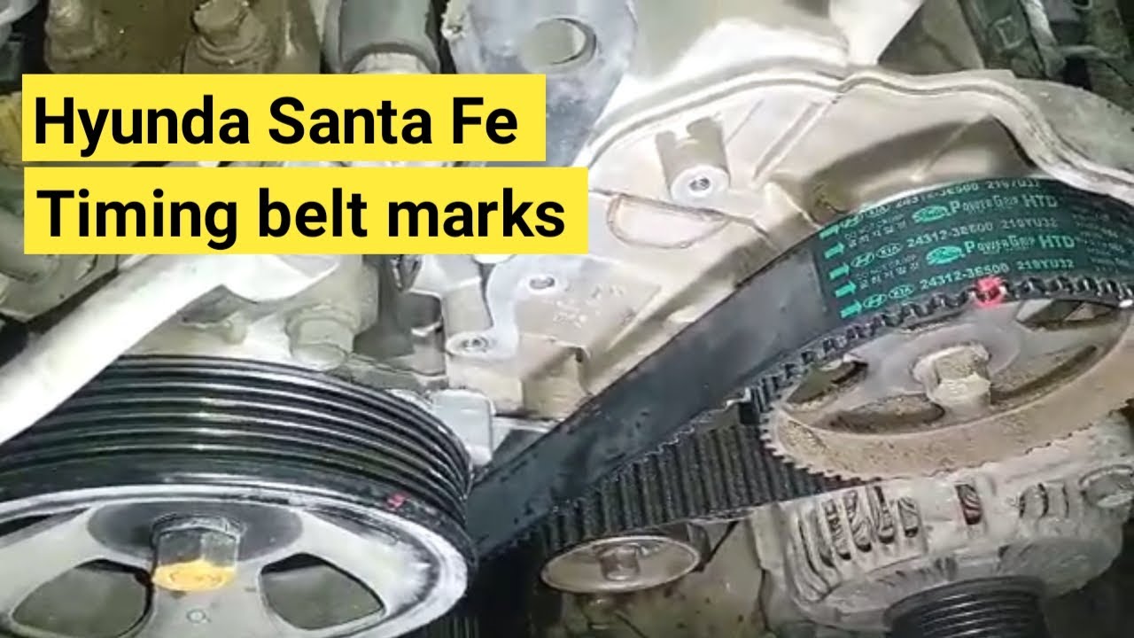 How to replace hyundai santa Fe V6 timing belt || Asad info plug - YouTube