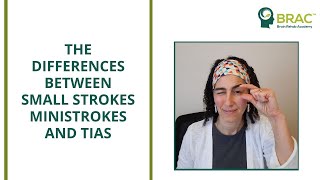 The differences between small stroke, ministrokes and TIAs