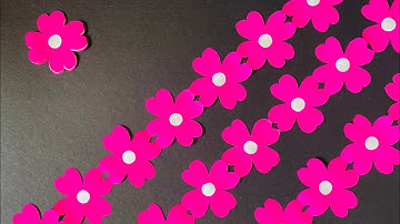 DIY for school board || Bulletin board border || craft || border ideas ||  soft board decoration