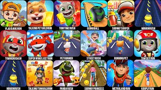 Running Pet,Metroland Run,Street Rush,Vlad & Niki Run,Tom Jetski 2,Tom Time Rush…. screenshot 2