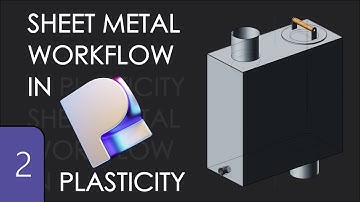 Sheet Metal Workflow in Plasticity (Part 2) | Making Flat Patterns by Hand.