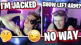 Famous Symfuhny *REFUSES* to show left arm after CALLED OUT by chat "IT'S TOO SMALL" Wealth