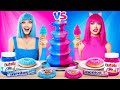 ピンクの食べ物 vs 青い食べ物 チャレンジ｜24時間、1色の食べ物だけを食べる！？ラタタのおいしいモッパン