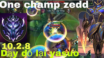 [LMHT:tốc chiến ] top 1 zed kỹ năng thách đấu cách combo áp đảo yasuo cực mãn nhãn