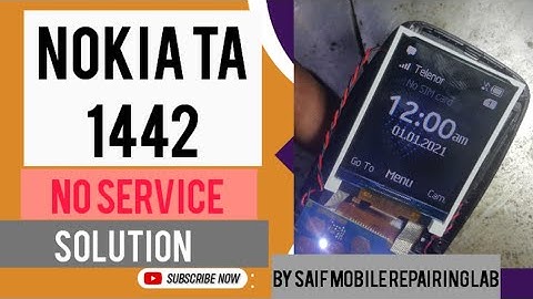 Nokia 110 TA-1442 No Service problem Solution/Nokia 105 2022 new Model network jumper