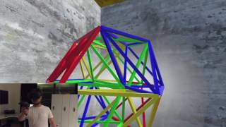Celebrity Interacting with 4d virtual objects Wealth