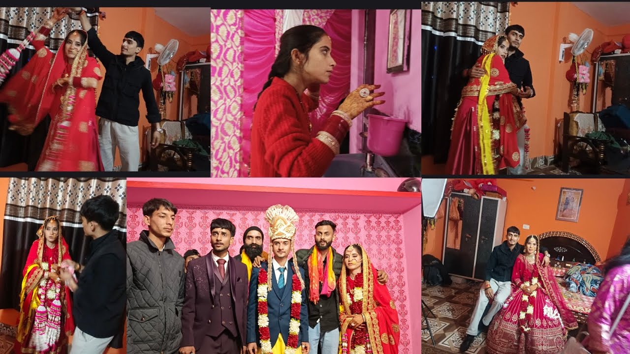 सिर गुन्दी की रस्म और मेघा ने लिया अपने जीजा से लाग