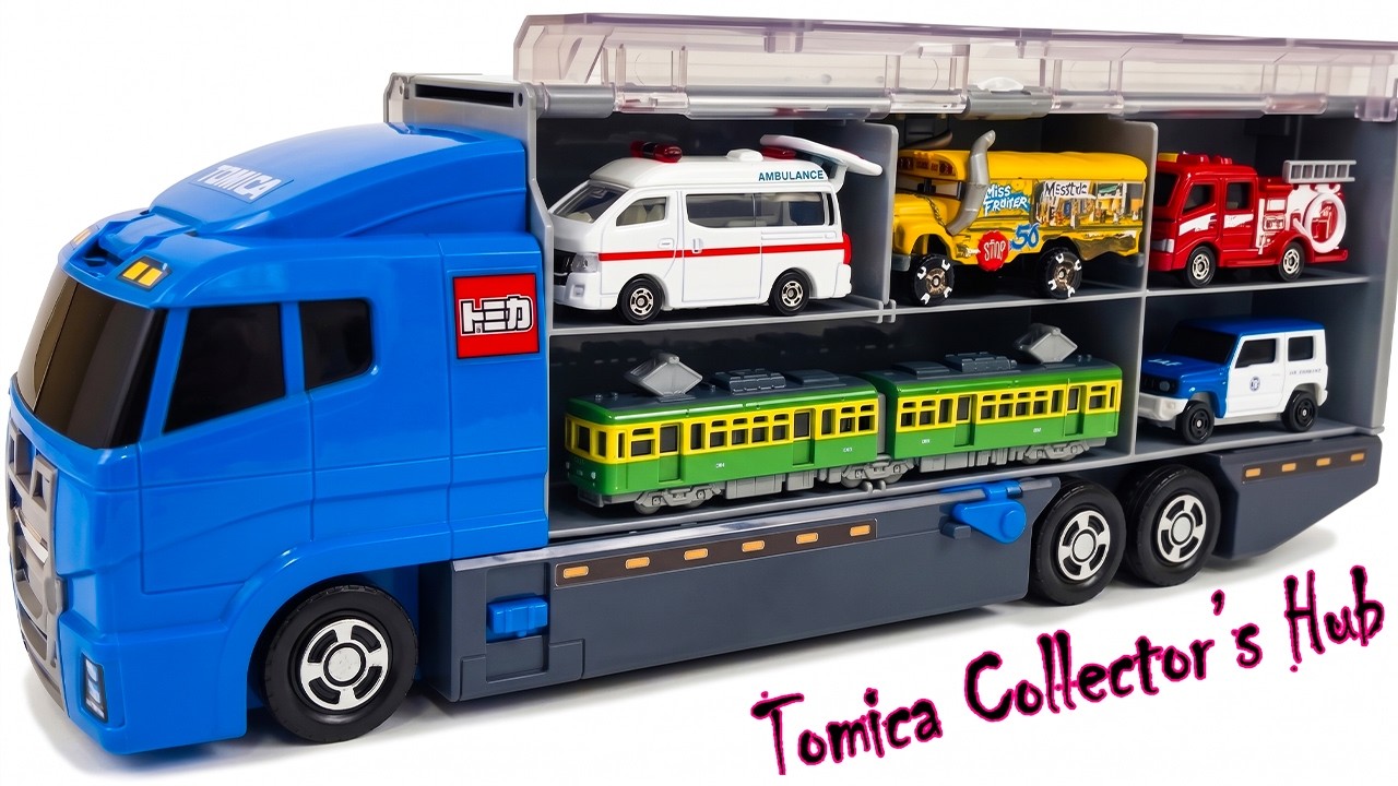 トミカ]☆世界の高級な車のミニカーを開封してコンボイへ収納☆ホンダ