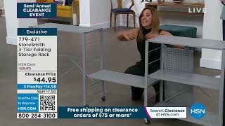 StoreSmith 3Tier Folding Storage Rack