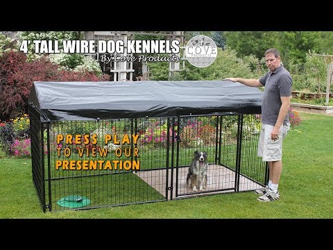 4 foot high dog kennel