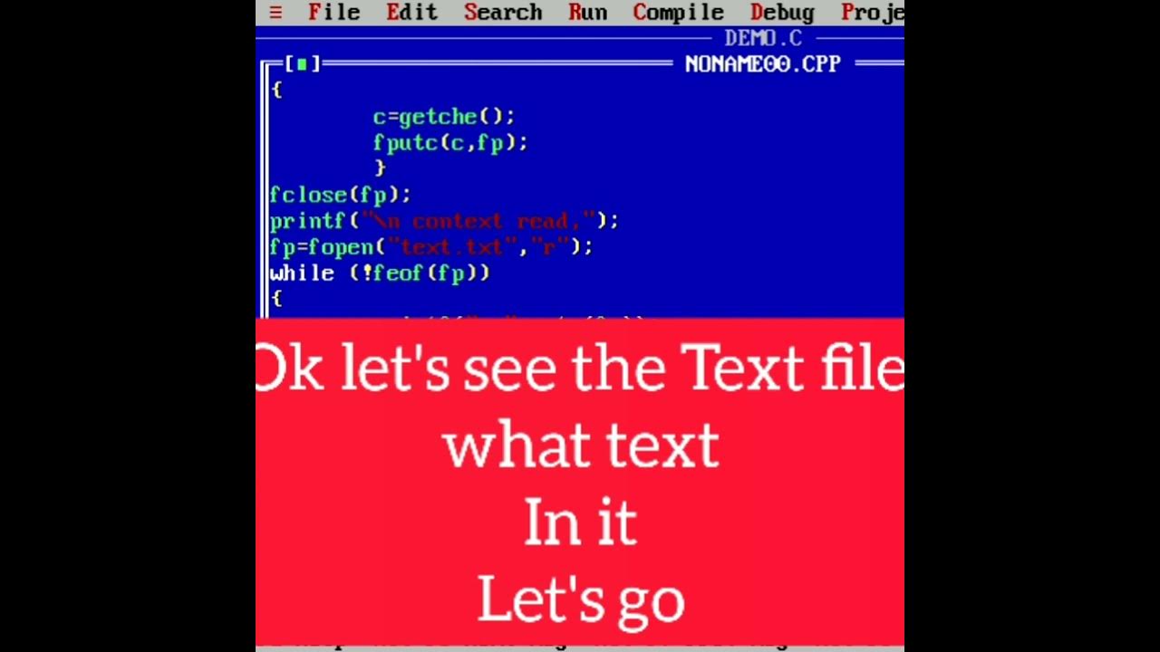 Make file. Make file