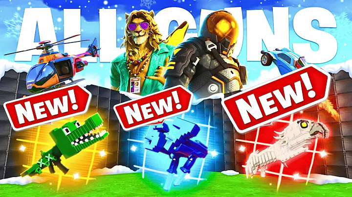 MEGA 1V1 ALL GUNS & VEHICLES MAP FORTNITE CREATIVE - FIND ALL SECRETS LOCATIONS PART 8