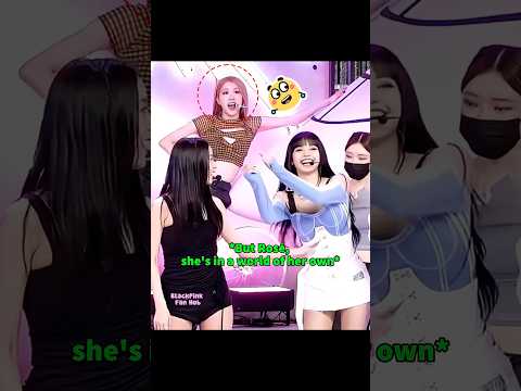 Rosé Is Literally in Another World 😂💖 #blackpink #rose #kpop #shorts
