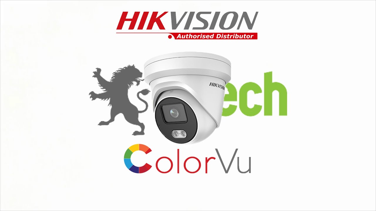 Hikvision DS-2CD2347G1-LU ColorVu 4MP Turret Network IP Security Camera  www.ertech.co.uk