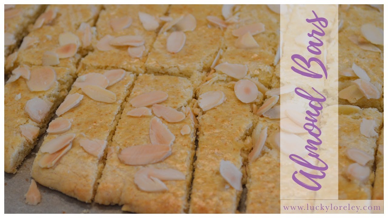 How to make Almond Bars quick and easy recipe YouTube