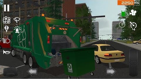 Trash Truck Simulator #5   Android IOS gameplay walkthrough