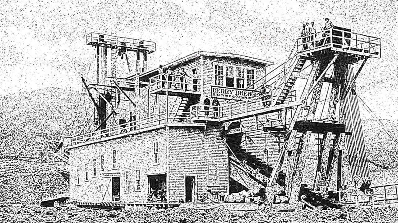 Box Creek Placer Mine Then and Now YouTube