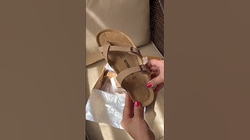 Unboxing of this Birkenstock look for less #ltkfind #amazonfashionfinds #unboxingvideo #sandals