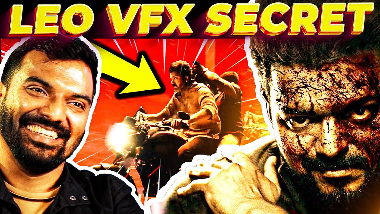 Exclusive Leo Chase Scene Making  Thalapathy Vijay  VFX Artist Reacts  EFX