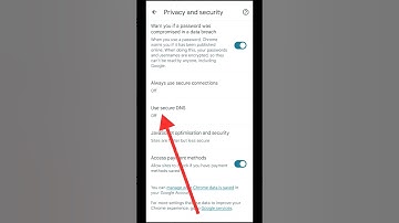 How To Enable Use Secure DNS On Chrome #shorts #youtubeshorts #mobile