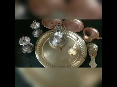 How to clean pooja vessels easily - YouTube