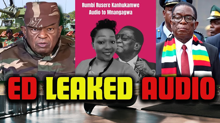 #breakingnews LEAKED AUDIO BOMBSHELL: Mnangagwa’s Alleged MARRIED MISTRESS Targets to KILL Cde GEZA!
