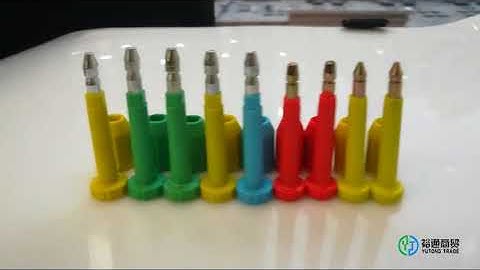 High-quality tamper proof high security bolt seal