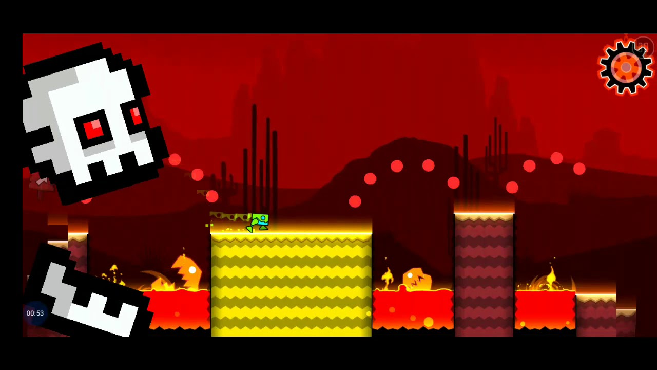 Включи geometry dash press start