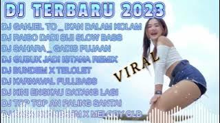 DJ TIKTOK TERBARU 2023 || DJ GANJEL TO X IKAN DALAM KOLAM VIRAL FYP TIKTOK FULLBASS TERBARU 2023